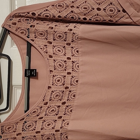 5X dusty rose colored shirt by Emery rose - Picture 4 of 6